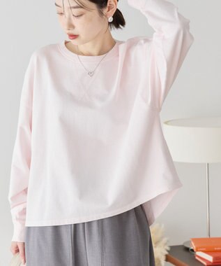 AMERICAN HOLIC ピグメント加工裏毛ルーズプルオーバー Pink
