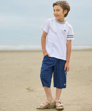 J.PRESS KIDS 【140-170㎝】バックプリントＴシャツ アイボリー系