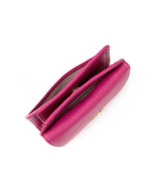 IBIZA クラシカ　BOXコインケース付折り財布 ダークピンク