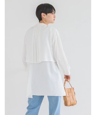 AMERICAN HOLIC サラックールレイヤードシャツチュニック Ivory