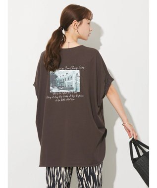 AMERICAN HOLIC フォトプリントカットチュニック Brown