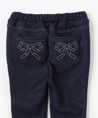 組曲 KIDS 【80-100㎝】裏起毛あったか パンツ ネイビー系