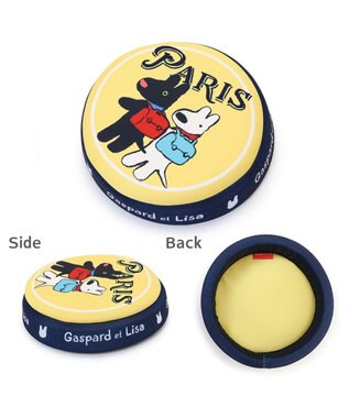 PET PARADISE 犬 おもちゃ リサとガスパール フライングディスク S (直径17cm) 黄