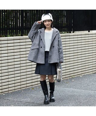 林八百吉商店 un chapeau バスクアビエイター グレー