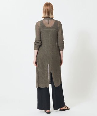 BEIGE， OPTICAL / ロングカーディガン Khaki