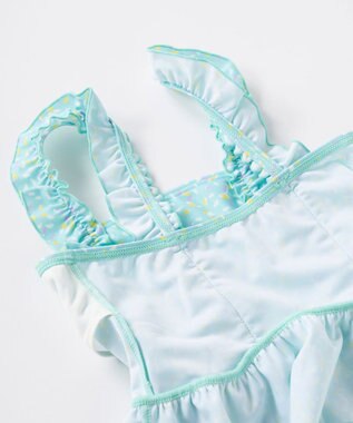 OP／FILA 【marie claire ENFANTS】フリルセパレート水着 ミント