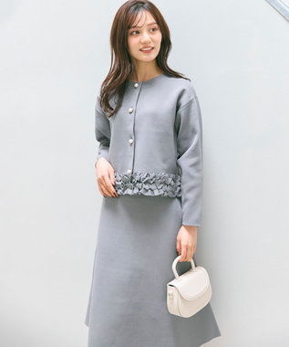 フリル ニット セットアップ