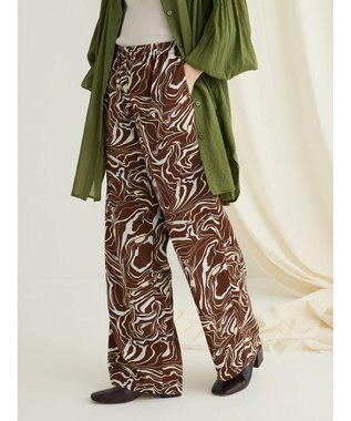 CRAFT STANDARD BOUTIQUE アソートプリント　柄イージーパンツ E