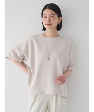 AMERICAN HOLIC 接触冷感バックフレアポンチプルオーバー Gray Beige