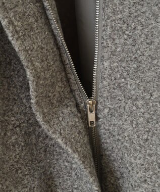 Green Parks ２ＷＡＹカラーコクーンブルゾン Gray Mixture