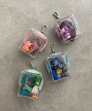 WEGO 立体クリアミニポーチ グリーンその他