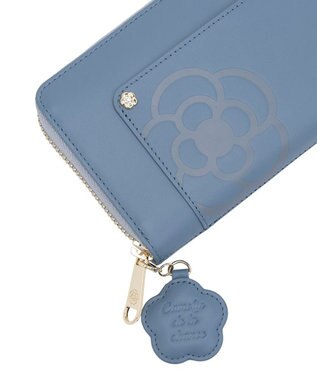 CLATHAS カシス ラウンド長財布 ブルー
