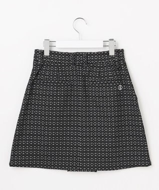 23区GOLF 【WOMEN】裏起毛ジャージースカート ストレッチ モノグラム 上品スタイル ブラック系5