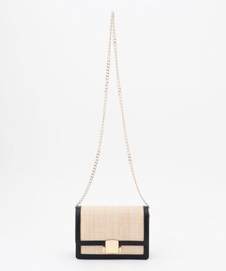 23区 【CLASSY.6月号掲載/Oggi4月号掲載】雑材ミニ ショルダー ブラック系1