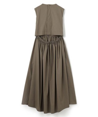 BEIGE，  HYDRANGEA / フレアワンピース Mocha