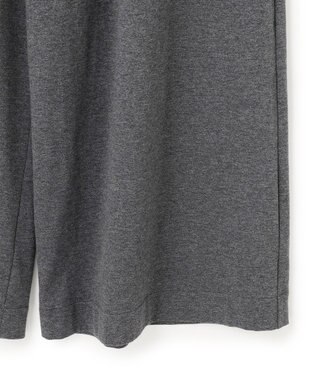 uncrave プレーンジャージー ギャザーパンツ チャコール