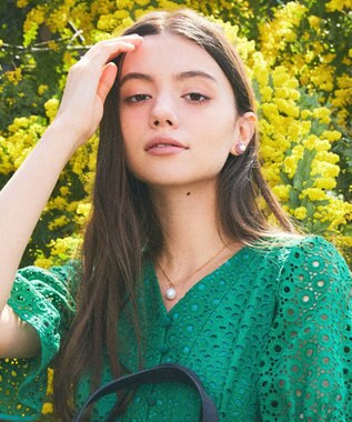 TOCCA COLOR PEARL EARRINGS イヤリング ローズ系