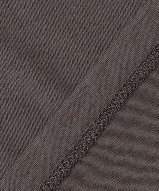 uncrave アルビニスタシフォン ハイネック カットソー（uncrave STANDARD） チャコールブラウン