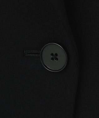 自由区 【XSサイズ～/洗える】WASHABLEPONTE テーラードジャケット ブラック系