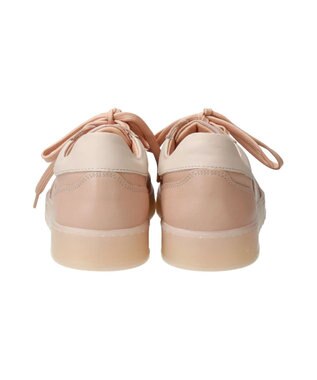 INTER-CHAUSSURES 【QUSHELI】ベーシックレザースニーカー ライトベージュコンビ