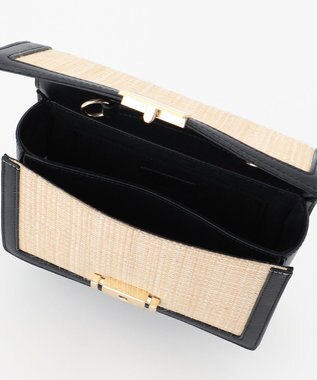 23区 【CLASSY.6月号掲載/Oggi4月号掲載】雑材ミニ ショルダー ブラック系1