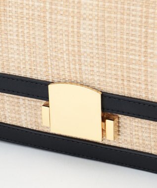 23区 【CLASSY.6月号掲載/Oggi4月号掲載】雑材ミニ ショルダー ブラック系1