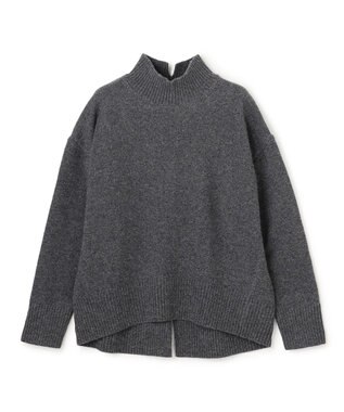 UNFILO カシミヤブレンド ハイネックニット チャコール