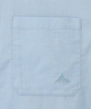 SHARE PARK MENS 【UVカット・撥水・ストレッチ】イージーデニムレギュラーカラーシャツ サックスブルー系