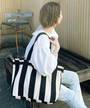  1148【大容量:ヘリンボーン】LT.グランデ.ストライプ-A