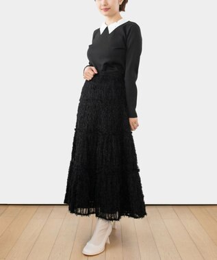 TOCCA 【洗える！】RADIANT BEAUTYスカート ブラック系