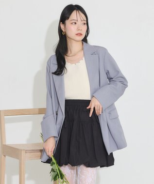 earth music&ecology ダブルテーラードジャケット