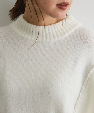 CRAFT STANDARD BOUTIQUE ハンドステッチデザインニットプルオーバー Ivory