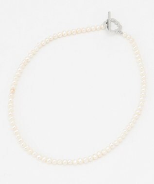 TOCCA OPEN CLOVER PEARL NECKLACE 淡水パール 2WAYネックレス シルバー系