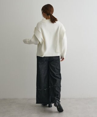 CRAFT STANDARD BOUTIQUE ハンドステッチデザインニットプルオーバー Ivory