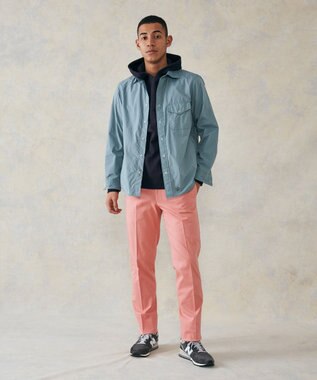 J.PRESS MEN トリコチンストレッチ パンツ ライトオレンジ系