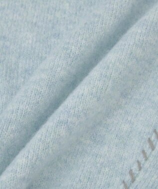 CRAFT STANDARD BOUTIQUE ハンドステッチデザインニットプルオーバー Sax