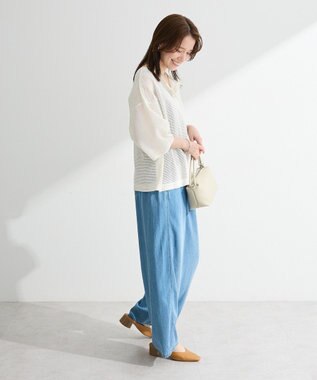 Green Parks 前後２ｗａｙコットンメッシュプルオーバー White