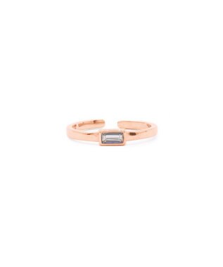 blancotokyo 【金属アレルギー対応】スクエアストーンリング GEMMA RING