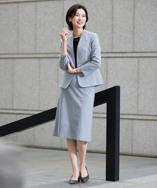 J.PRESS LADIES チェーンコンビ ネックレス シルバー系