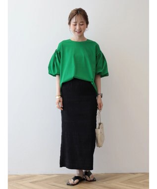 AMERICAN HOLIC ボリュームスリーブカットプルオーバー Green