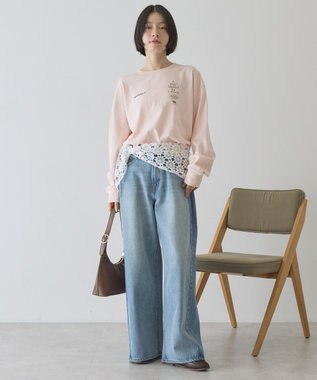 AMERICAN HOLIC トライアングルレーススカーフ Off White