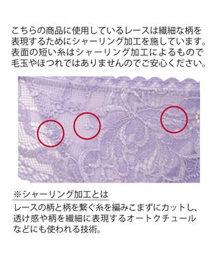 BRADELIS New York 【BRADELIS New York】　サポートバックラインスタイルショーツ23S1 ラベンダー