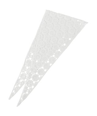 AMERICAN HOLIC トライアングルレーススカーフ Off White