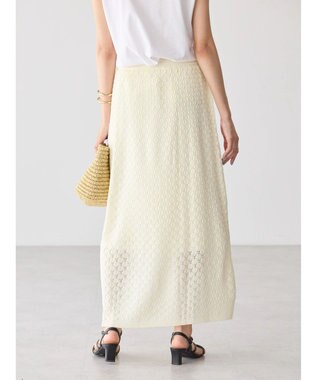 AMERICAN HOLIC レース編みスカート Ivory