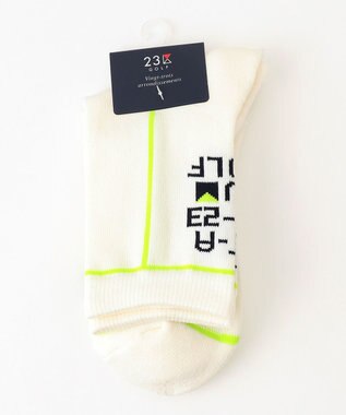 23区GOLF 【WOMEN】ネオンライン ショートソックス