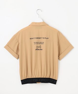 PW CIRCULUS 【WOMEN】サファリシャツ ゴルフウェア レディース ベージュ系