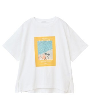 Green Parks フォトボックスＴシャツ Yellow