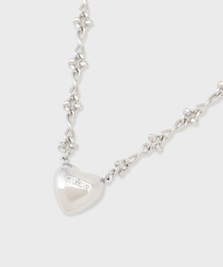 GRACE CONTINENTAL モチーフハートネックレス シルバー