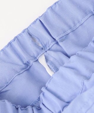 組曲 KIDS 【110-140㎝】 クロップドカフスパンツ サックスブルー