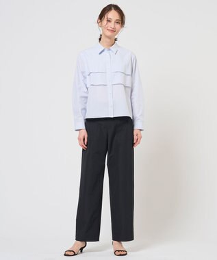 J.PRESS LADIES 【WEB限定カラーあり】TC ライトタンブラー ベイカー パンツ 【WEB限定】ブラック系
